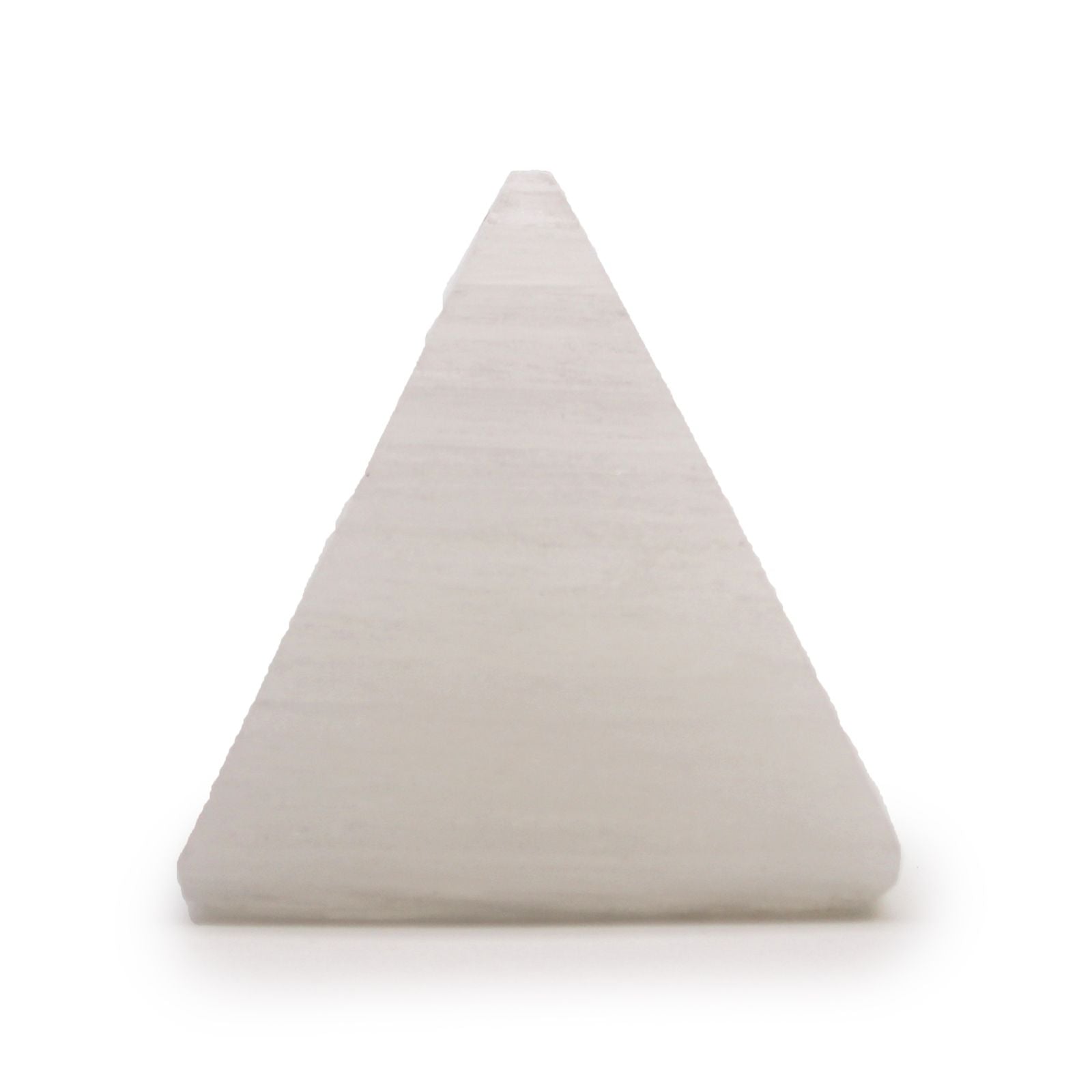 Pirámide de selenita - 5 cm