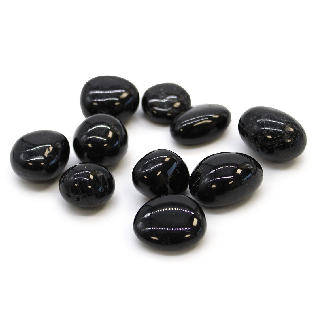 L Tumble Stones - Tourmalina Negra