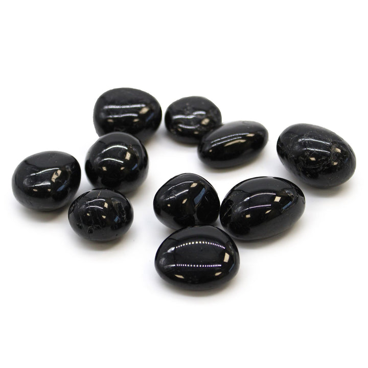 L Tumble Stones - Tourmalina Negra